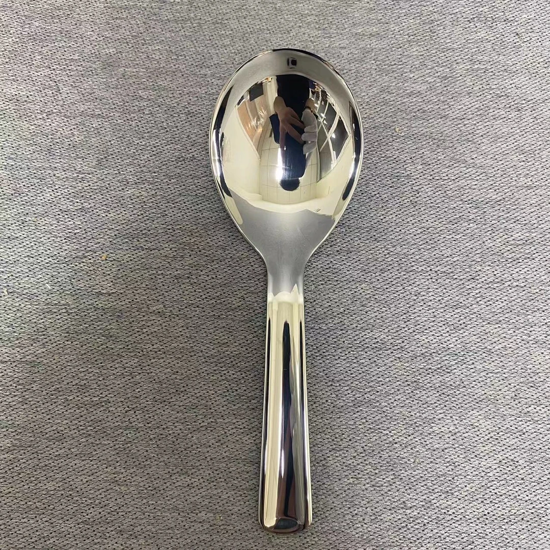 2-052 不锈钢短柄大头勺 宝宝辅食勺 长约14CM