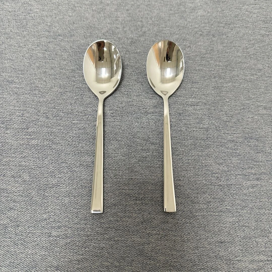 Z113  18/10不锈钢 圆头勺子 厨房家用 长约15.5CM