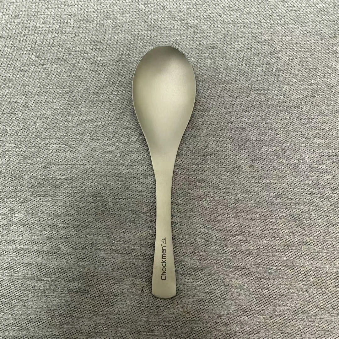 1-017 Chockmen 纯钛大凤翎勺 长约16CM