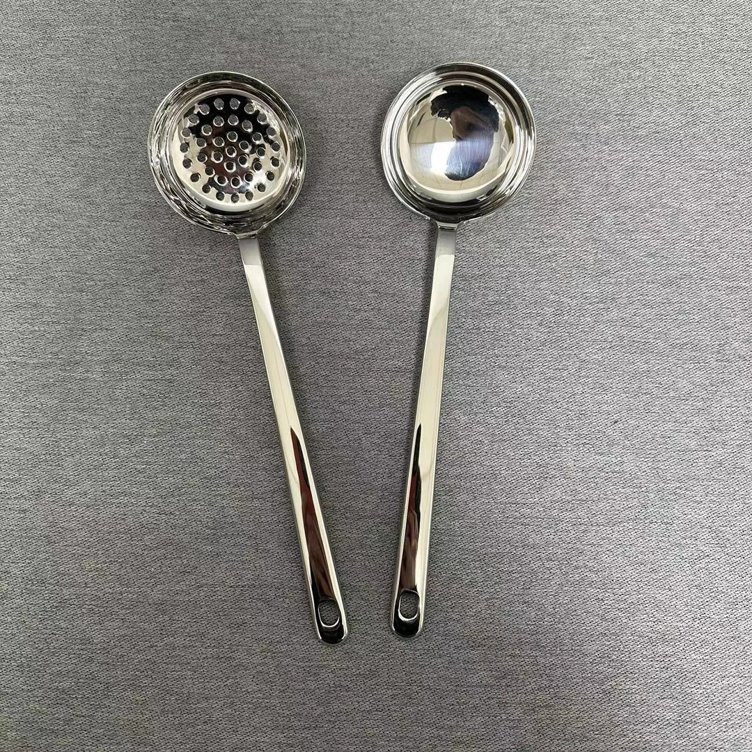 2-021 Chockmen不锈钢汤勺/漏勺 勺头7CM 长约27CM