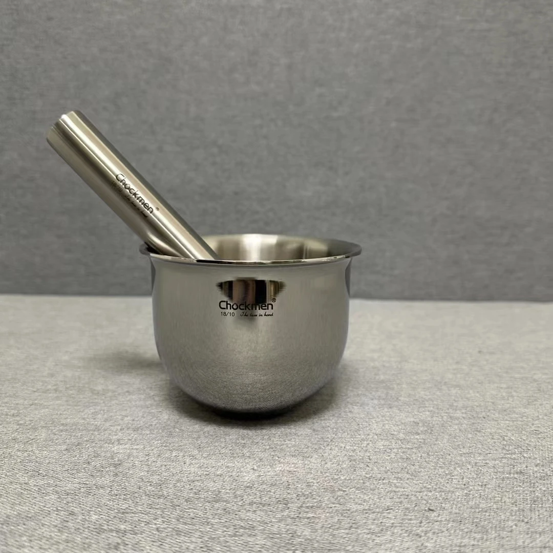 9-062 Chockmen 不锈钢家用捣蒜器 10*8CM 一套重约0.56KG