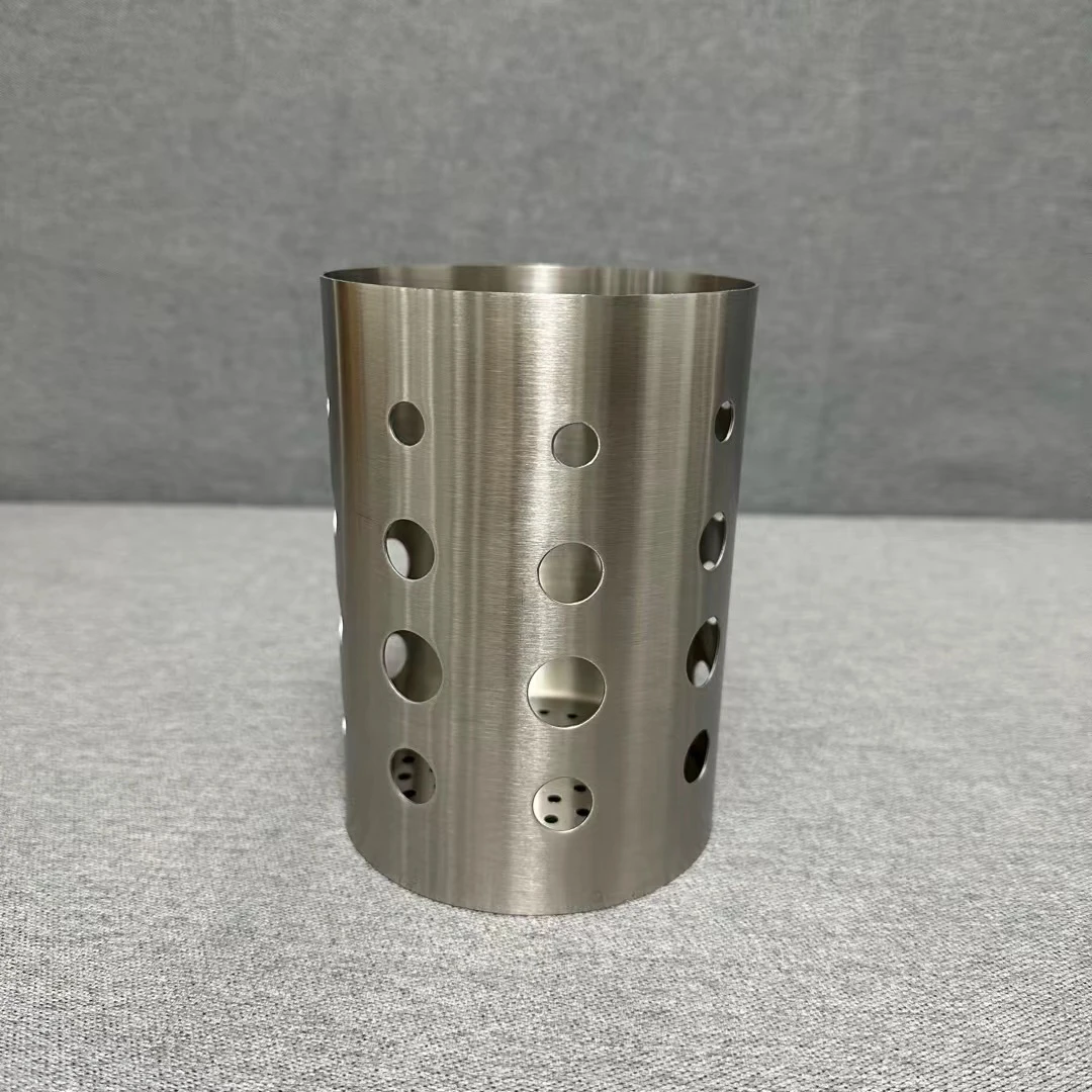 9-050 不锈钢家用筷子筒小号 9.5*14CM 重约0.28KG