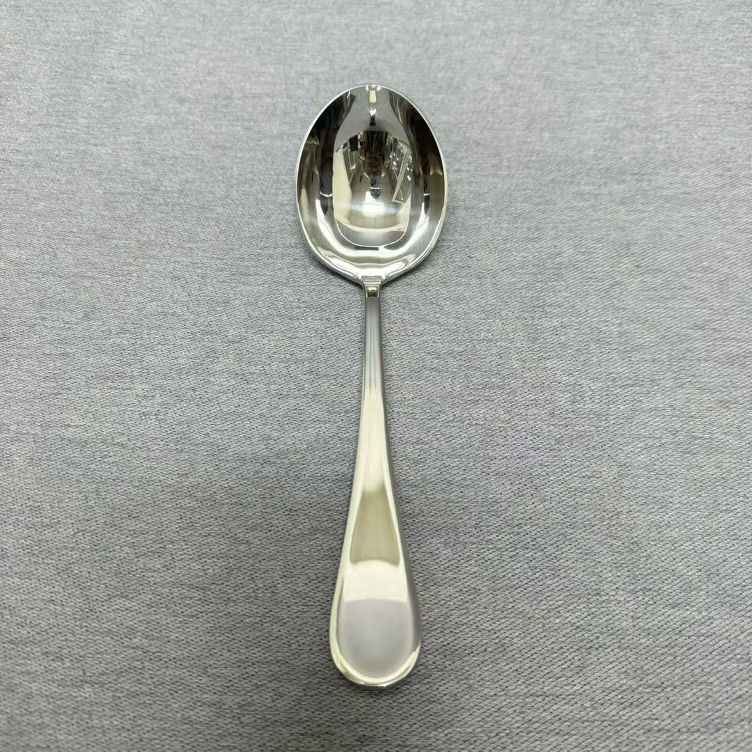 2-103 不锈钢深口汤勺 长约19CM