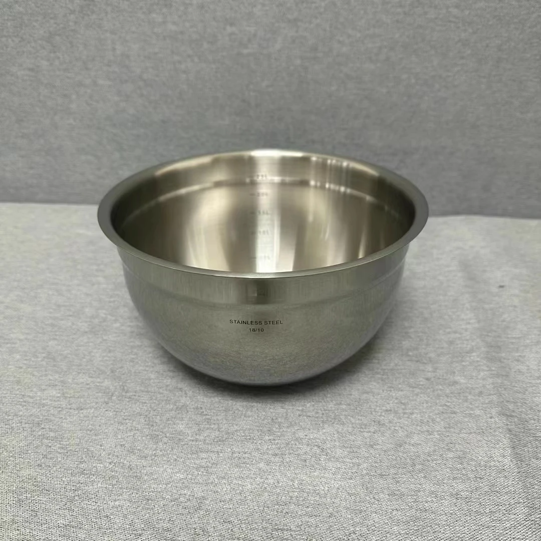 9-060 不锈钢家用沙拉盆20*12CM 2.5L 重约0.52KG