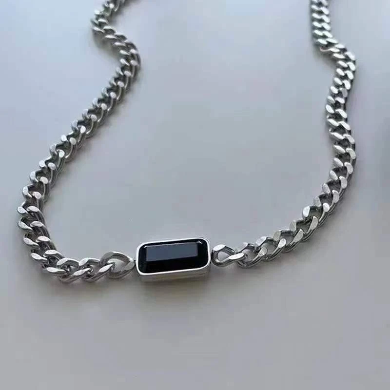 合金项链 欧美时尚简约个性潮颈链朋克项链气质设计感嘻哈项链女