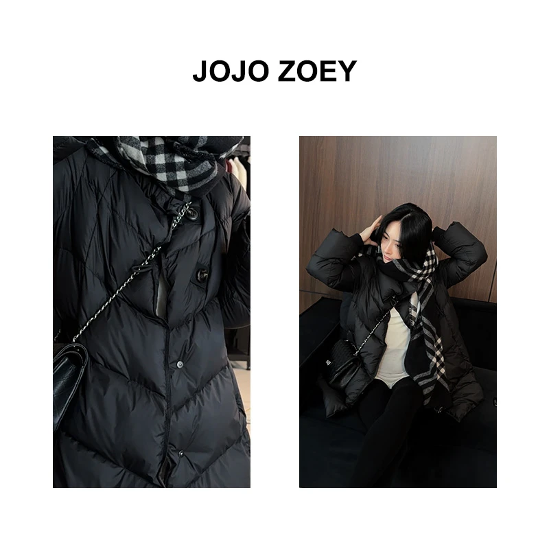 JOJO ZOEY 【清仓NO退换】~舒服轻巧的贵妇白鸭绒羽绒服yrf-2933