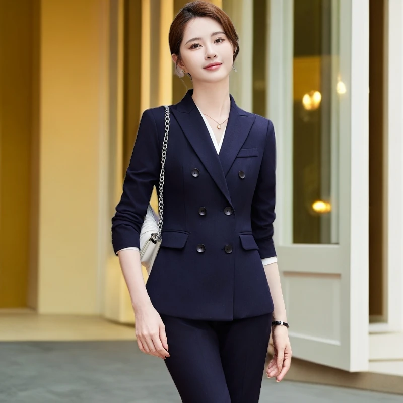 洋气时尚职业装上班工作服西装套装商务白领工装轻奢气质教师经理