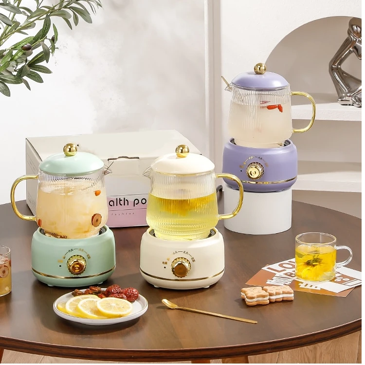 多功能养生杯办公室三档调节智能电炖杯分体花茶煮茶壶家用炖煮