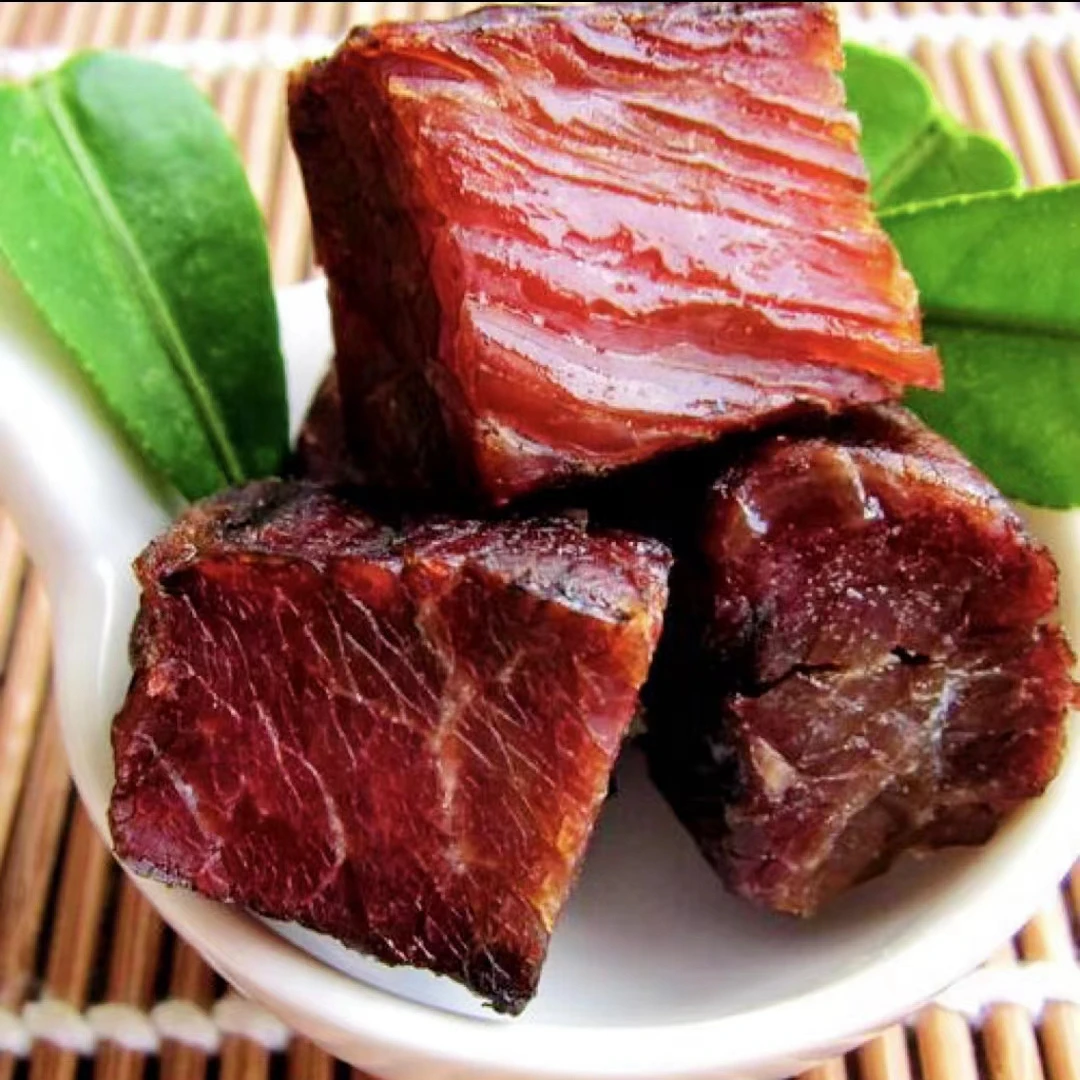 湖南湘西腊黄牛肉干牛肉牛肉条沅陵土家王甄选腊牛肉柴火烟熏腊肉