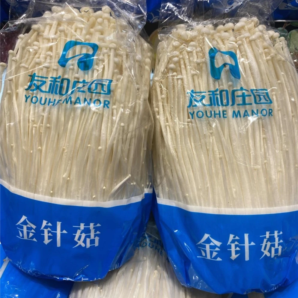 友和庄园鲜金针菇1包 约400g金针菇