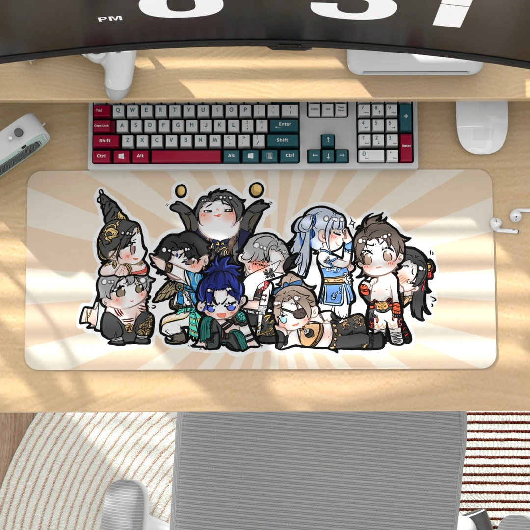 永劫无间同人全员Q版鼠标垫电竞游戏卡通胡桃宁红夜