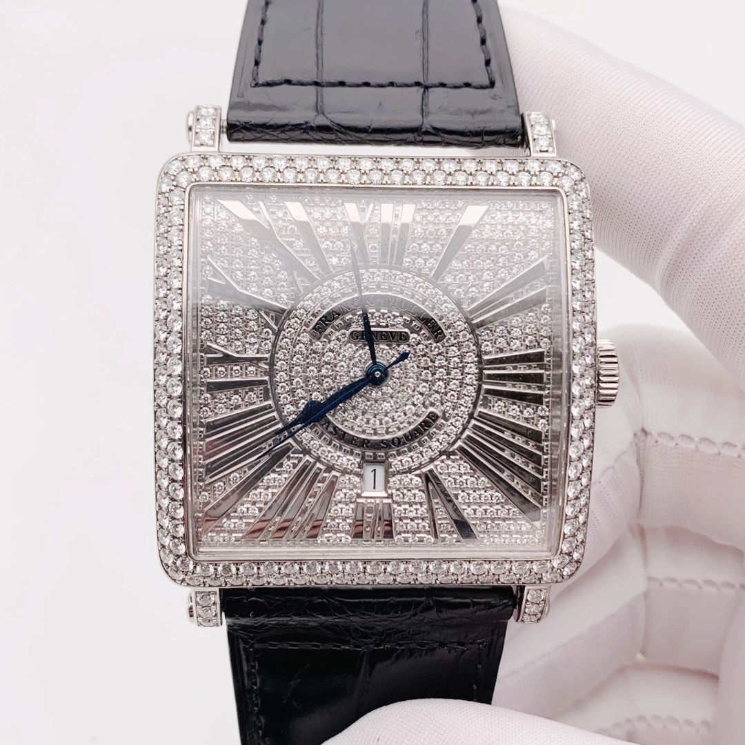 99新  法兰克穆勒 金表6000K｜大号42X42mm|后加钻