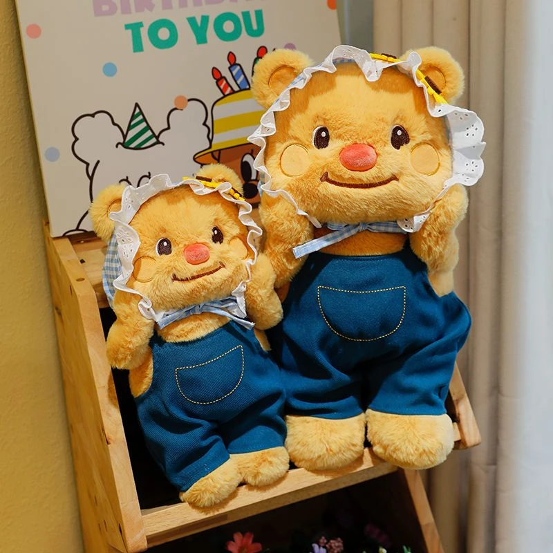 可爱网红卡通黄油小熊毛绒玩具可爱玩偶公仔娃娃女友闺蜜熊玩偶