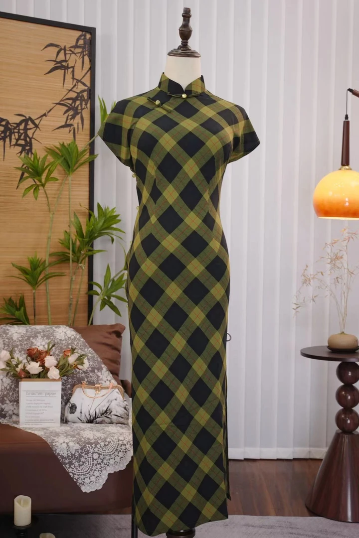 【 月 清 】祺瑄旗袍衣长125