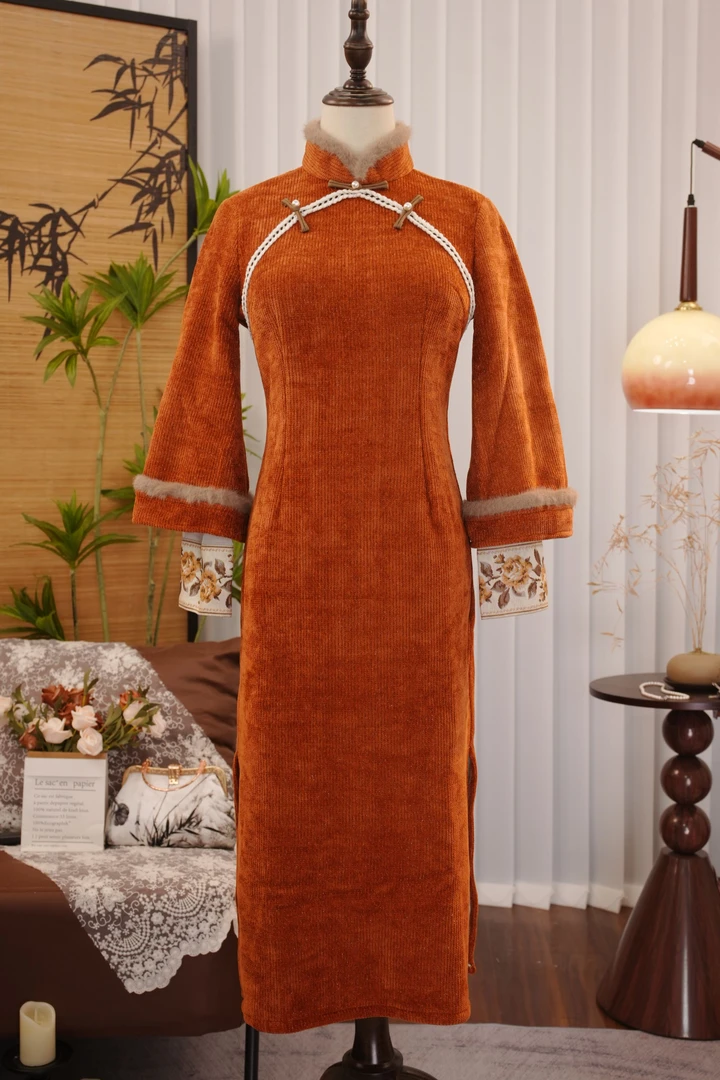 【 松墨 】祺瑄旗袍衣长115