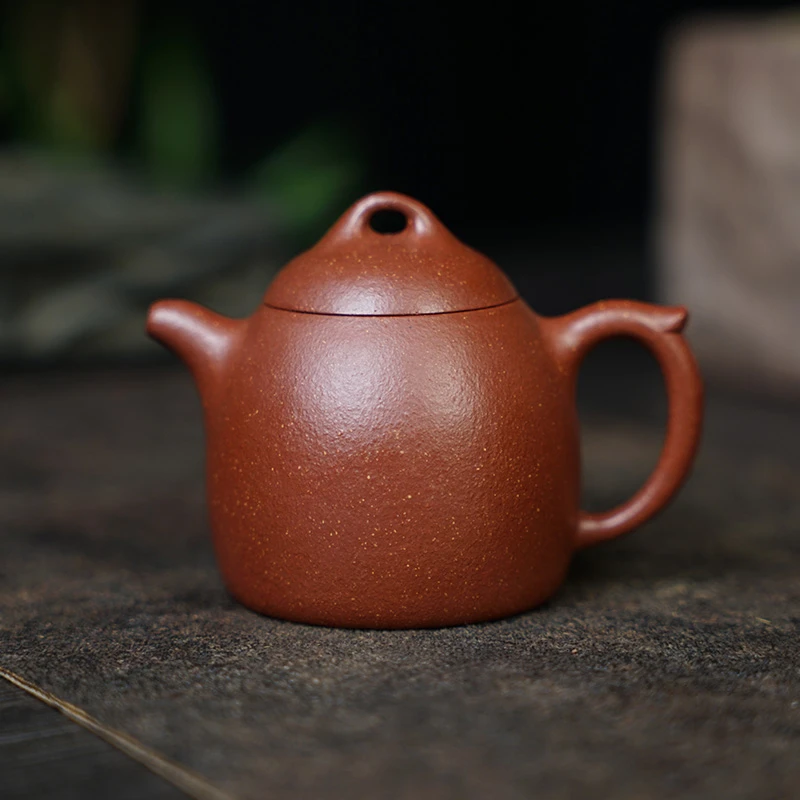 遇壶堂小秦权90cc/红降坡正宗宜兴纯手工小紫砂壶0575泡茶壶茶具