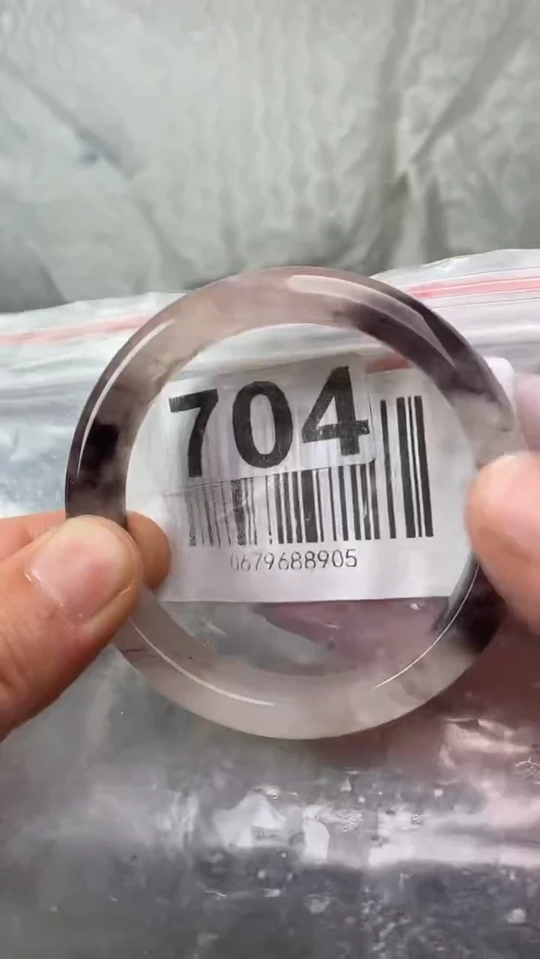 【闪购商品】石英质玉手镯未镶嵌6162  纯手工打磨扣手介意勿拍
