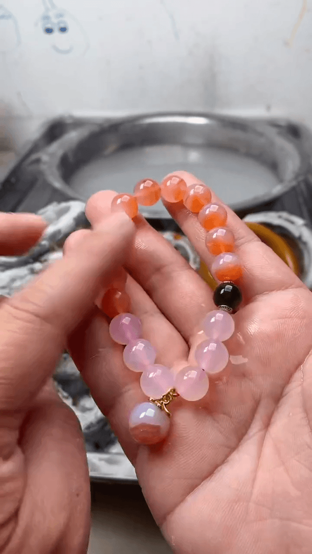 【闪购商品】玛瑙/玉髓手链未镶嵌多样性发 拍一发一 盐豪串