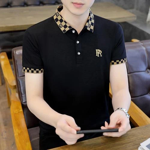 夏季男士短袖polo衫高档翻领半袖T恤高端男款男装打底衫潮流百搭t