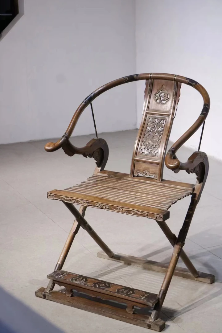 黄花梨｜麒麟纹交椅(不包邮)