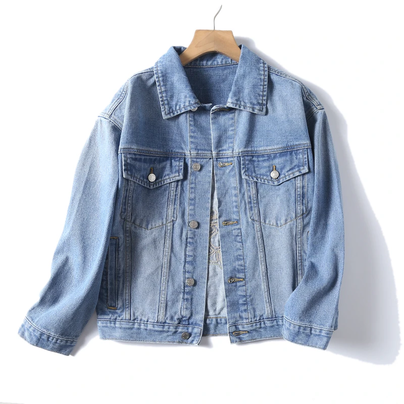 ！秋装新款！潮品提提熊贴布绣花牛仔外套 W4448 女装 E304