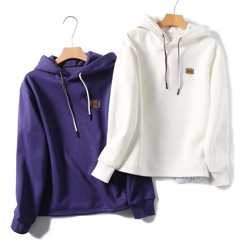 LISA.LISA特！加绒加厚巨绵软！轻奢刺绣连帽卫衣 W5450 女装 E350