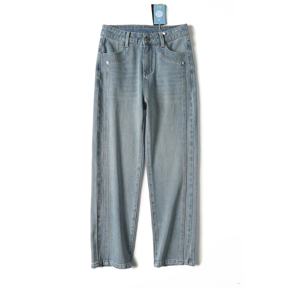 LISA.LISA门店1180！ 莱卡！莱赛尔棉九分烟管牛仔裤H2146/E304