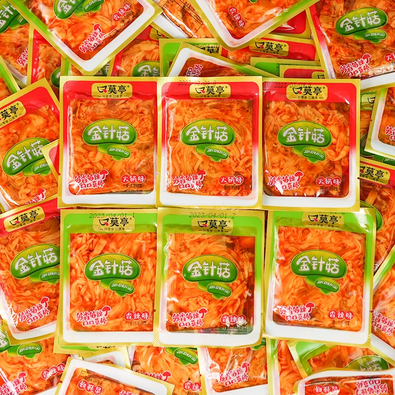 金针菇香辣味独立包装下菜泡菜榨菜饭开味小咸菜即食休闲零食小吃