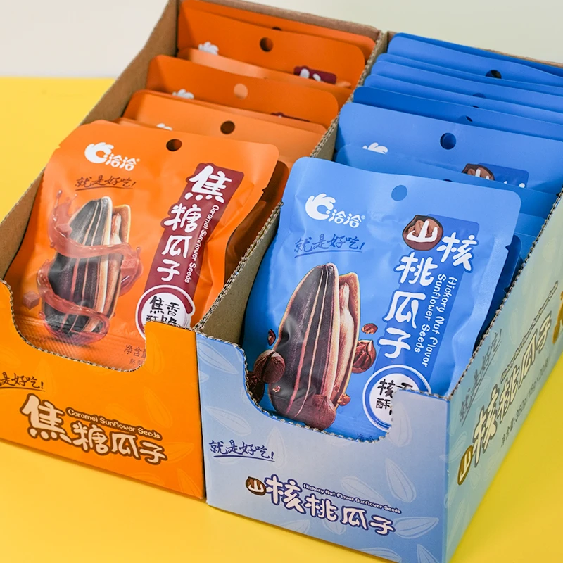 洽洽瓜子小包装焦糖山核桃味葵花籽解馋年货休闲炒货追剧小零食品