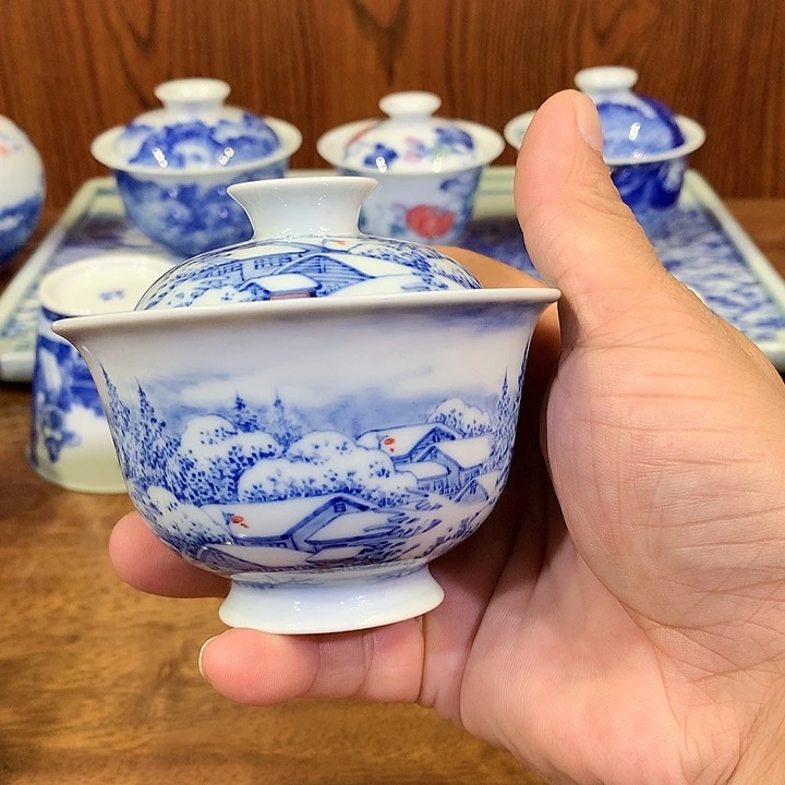国家一级美术师刘贤涛老师雪景