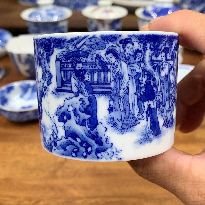 晓竹窑乞巧图主人杯