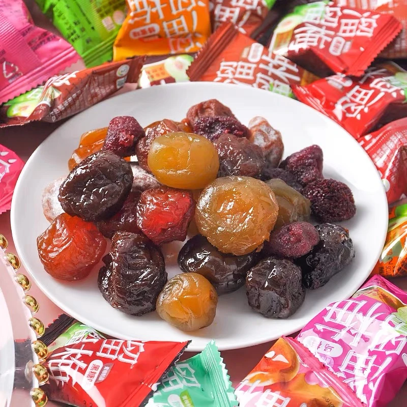 正品同款溜溜梅散装250g雪梅清梅绿茶梅西梅咖啡话梅零食杨梅包装