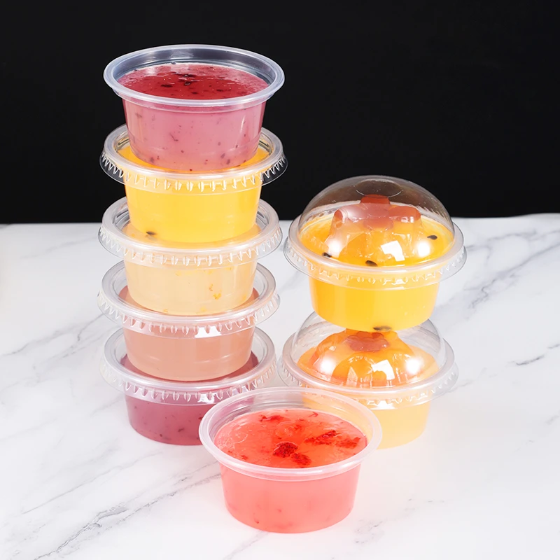 钵仔糕模具小碗一次性塑料杯果冻布丁马蹄糕网红摆摊专用盒子商用