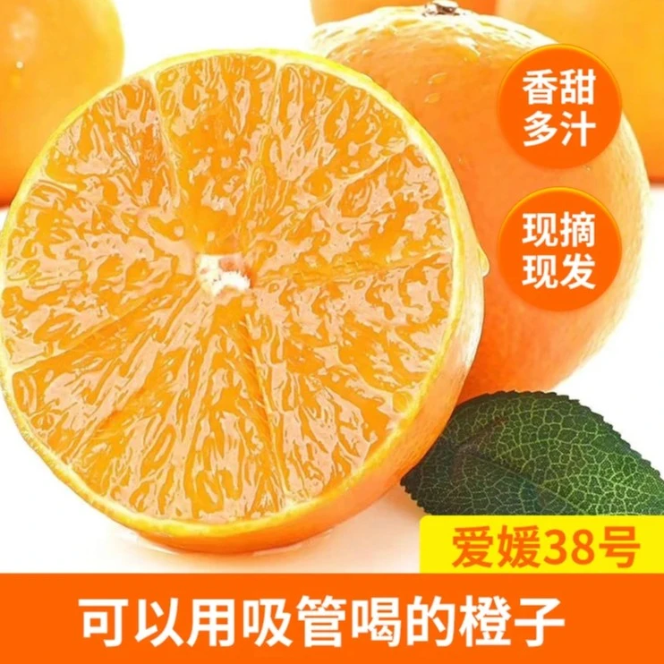 【四川爱媛果冻橙果王】爱媛38号当季水果香甜多汁新鲜现摘成熟皮薄