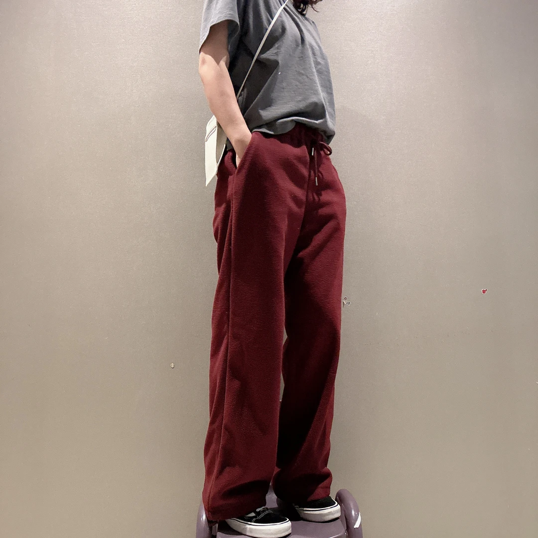 韩国新款摇粒绒卫裤