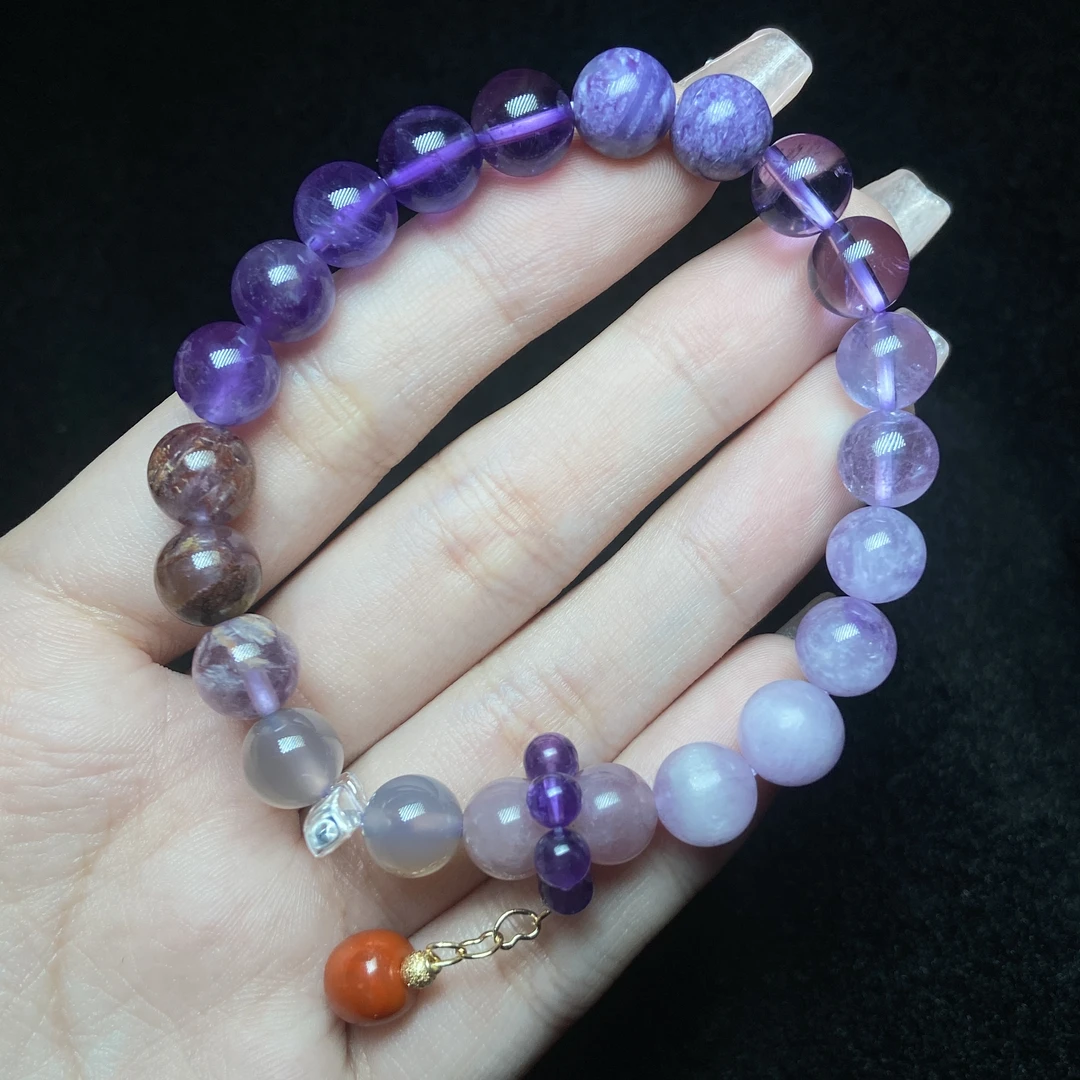 【小北珠宝】水晶DIY单圈手串7-1K20X87【尺寸约8mm+】