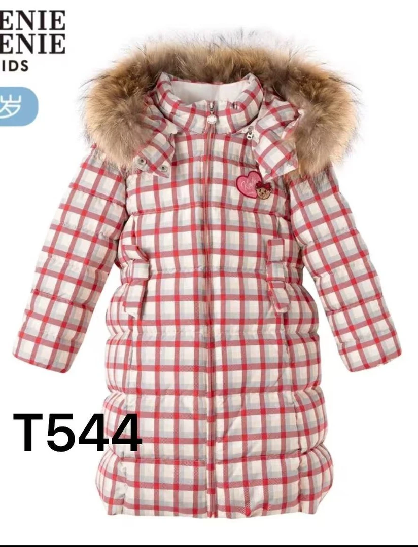 T544儿童格子羽羽服