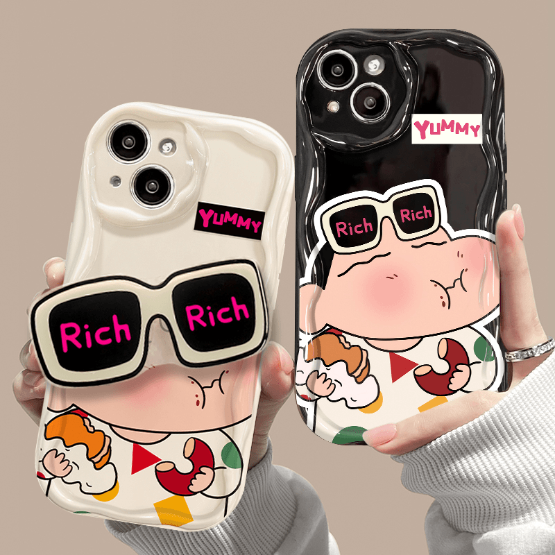 小新戴墨镜苹果13华为/vivo/oppo/小米iPhone14promax小众手机壳