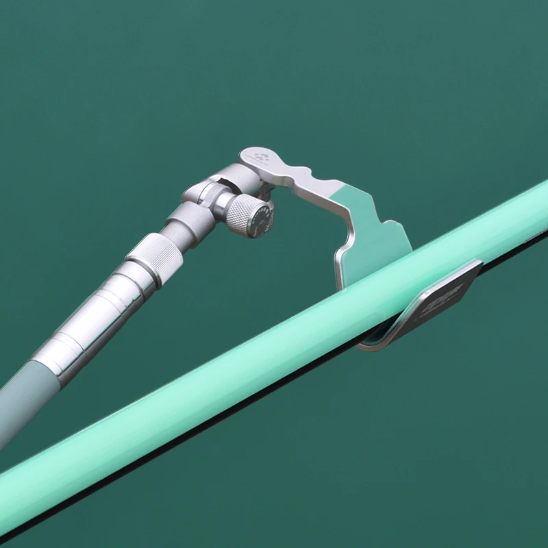 威宝莱拐角架杆器支架头黑坑竞技架杆器大物炮台支架侧弯头羊角头