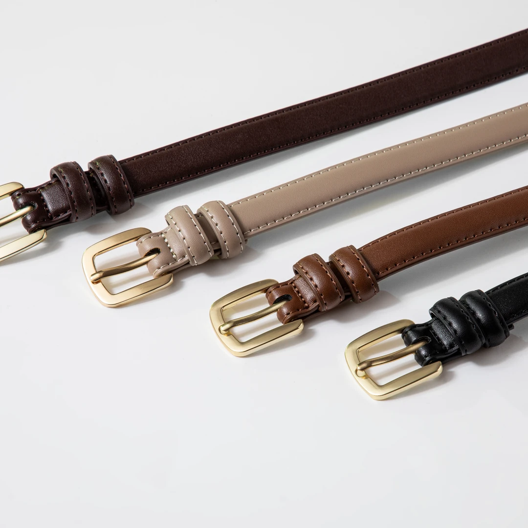 牛诚客【李金铭推荐】真皮皮带女百搭牛仔裤裙子条女士女款时尚皮带