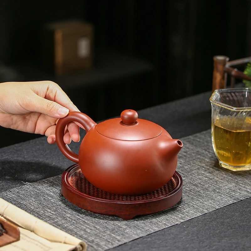 500CC毫升大红袍容量紫砂西施茶壶 泡茶神器全手工茶壶可断水家用