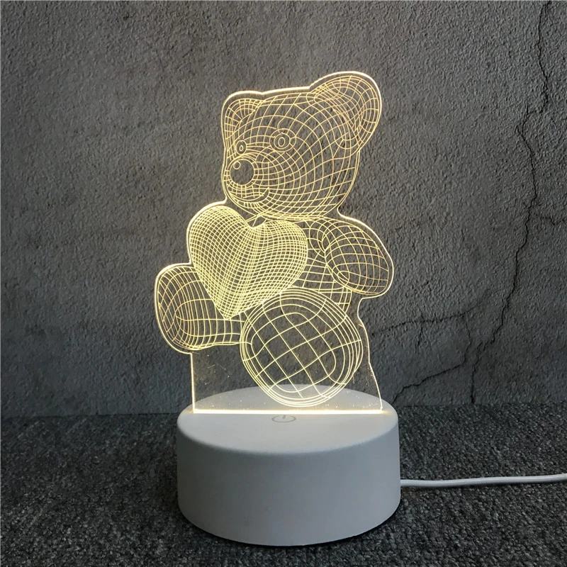 网红小熊小夜灯 创意生日礼物女生男生 宿舍卧室床头灯温馨暖光