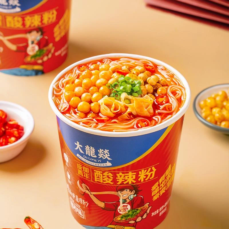 大龙燚酸辣粉重庆红薯粉条速食冲泡方便粉丝笋0g
