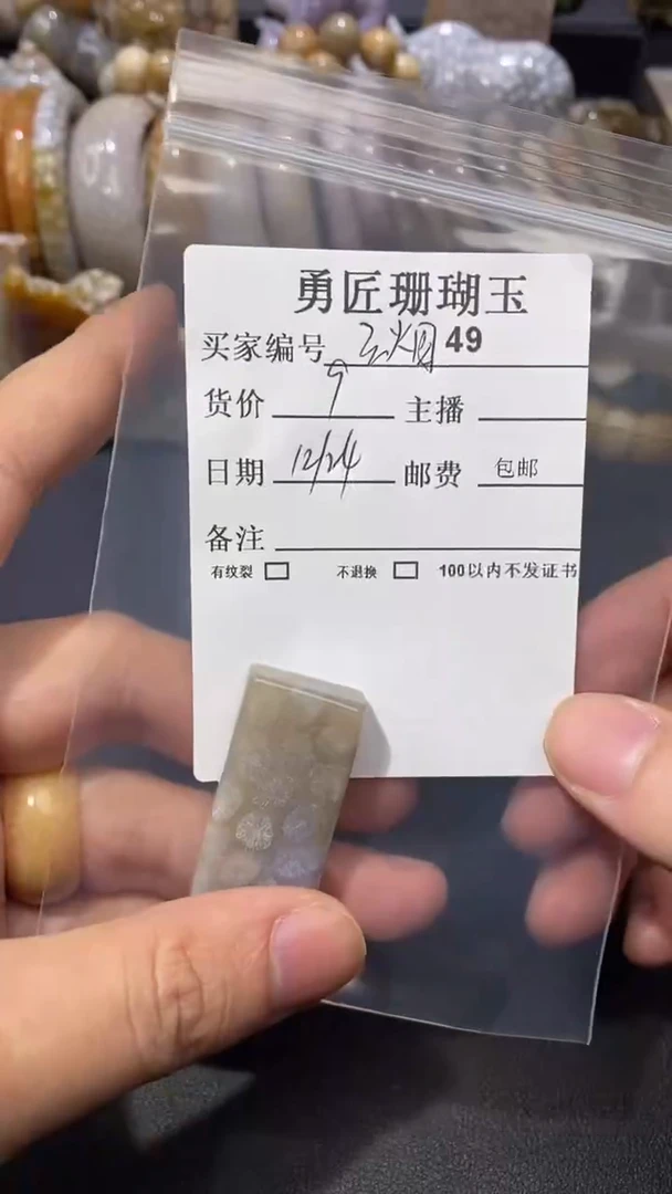【闪购商品】硅化玉颈饰未镶嵌49