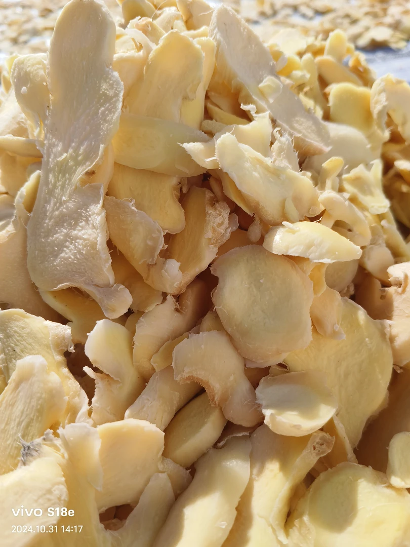 江西本地甜盐姜手工白干姜