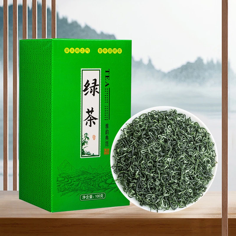古工【新品推荐】古工绿茶碧螺春浓香炒青绿茶盒装新茶罐装随机发货