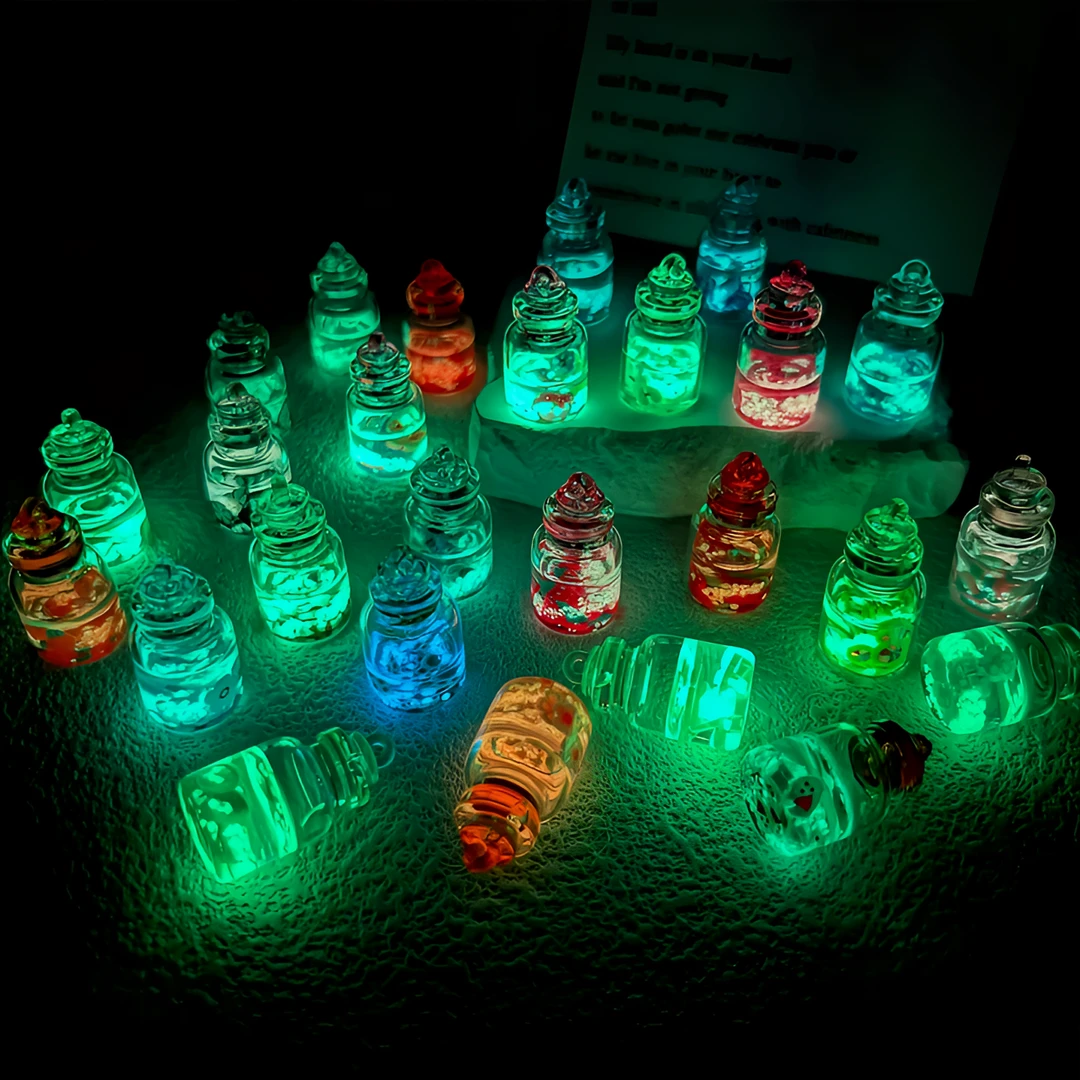 【回家拆】夜光小阿拉瓶diy许愿瓶创意小酒瓶漂流瓶轻奢