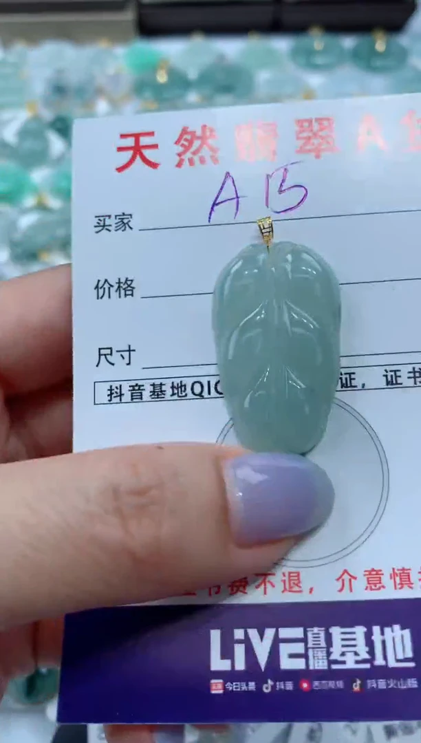 【闪购商品】翡翠颈饰未镶嵌天然缅甸a货翡翠