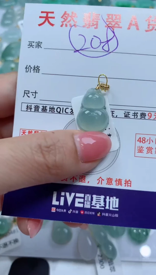 【闪购商品】翡翠颈饰未镶嵌天然A货翡翠