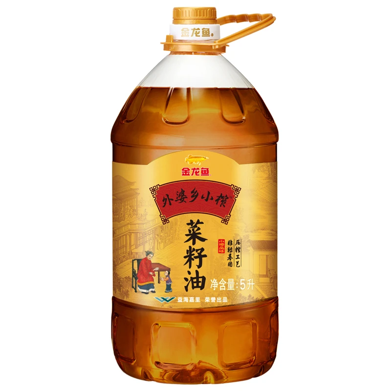 金龙鱼外婆乡小榨菜籽油 5l/瓶